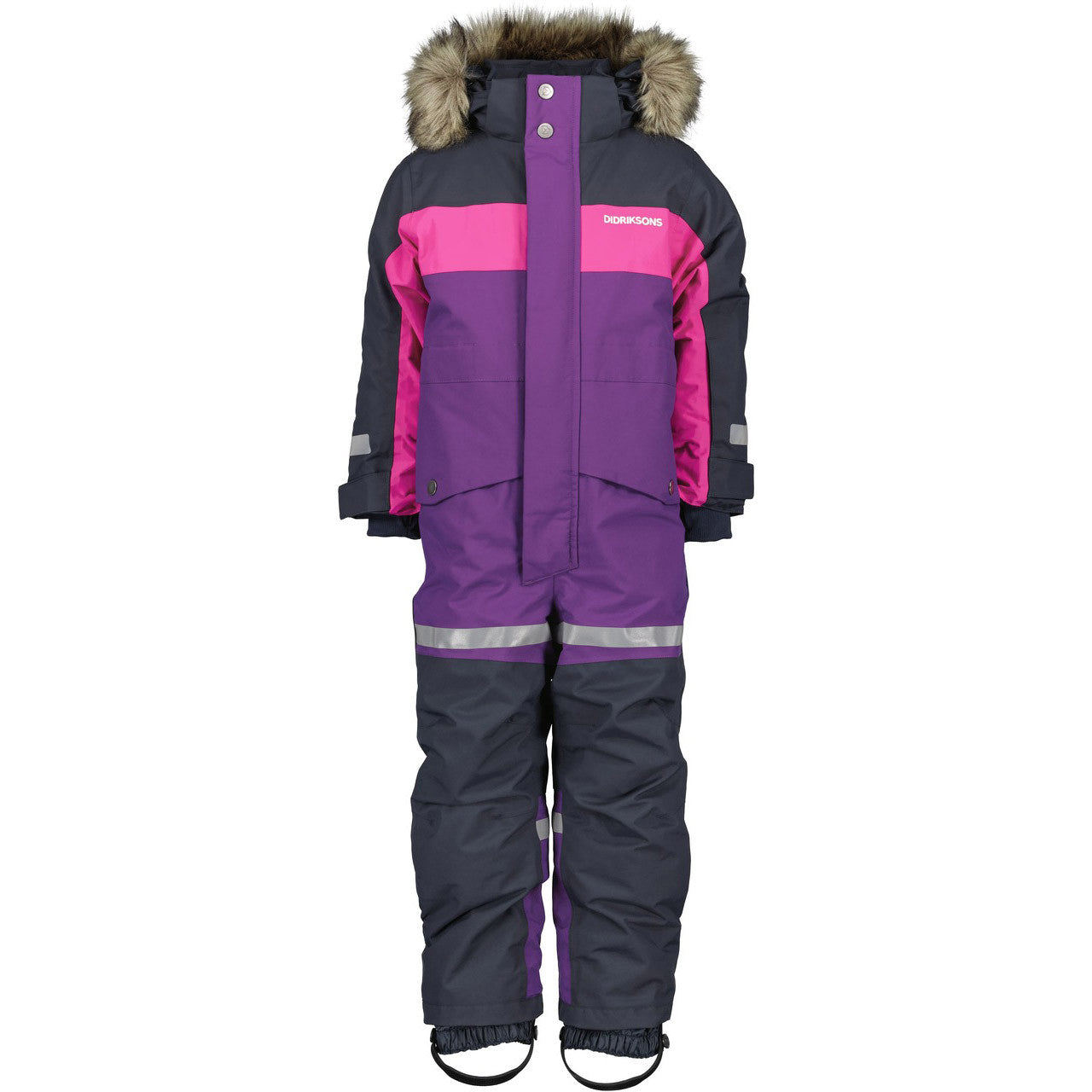 Kids Bjarven Waterproof Winter Snowsuit – Insulated | Didriksons #color_royal-purple