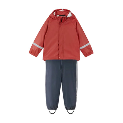 Kids Waterproof Tihku Unlined 2-Piece Rain Set - Jacket And Bib | Reima 