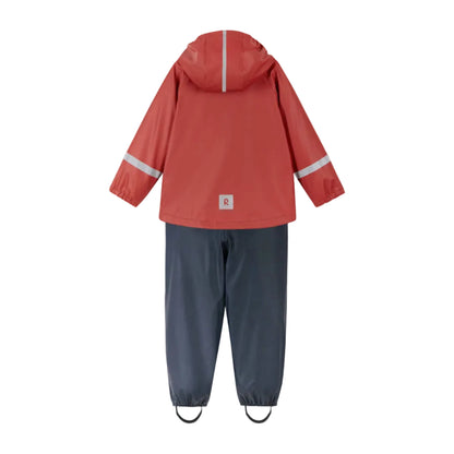 Kids Waterproof Tihku Unlined 2-Piece Rain Set - Jacket And Bib | Reima 