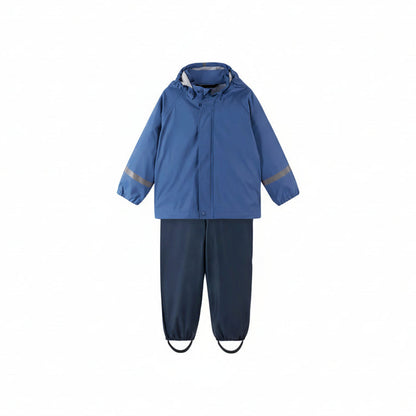 Kids Waterproof Tihku Unlined 2-Piece Rain Set - Jacket And Bib | Reima 