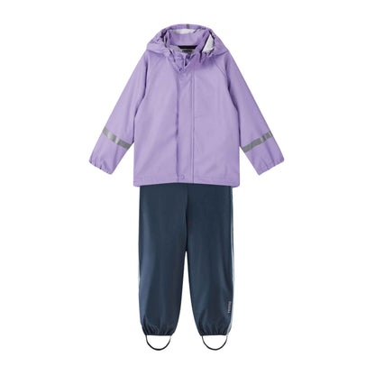 Kids Waterproof Tihku Unlined 2-Piece Rain Set - Jacket And Bib | Reima 