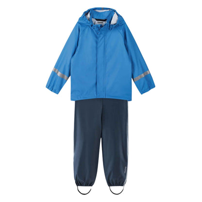 Kids Waterproof Tihku Unlined 2-Piece Rain Set - Jacket And Bib | Reima 