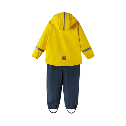 Kids Waterproof Tihku Unlined 2-Piece Rain Set - Jacket And Bib | Reima 