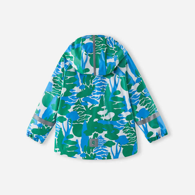 Kids Waterproof Vesi Printed Rain Jacket - Unlined, PU | Reima | 