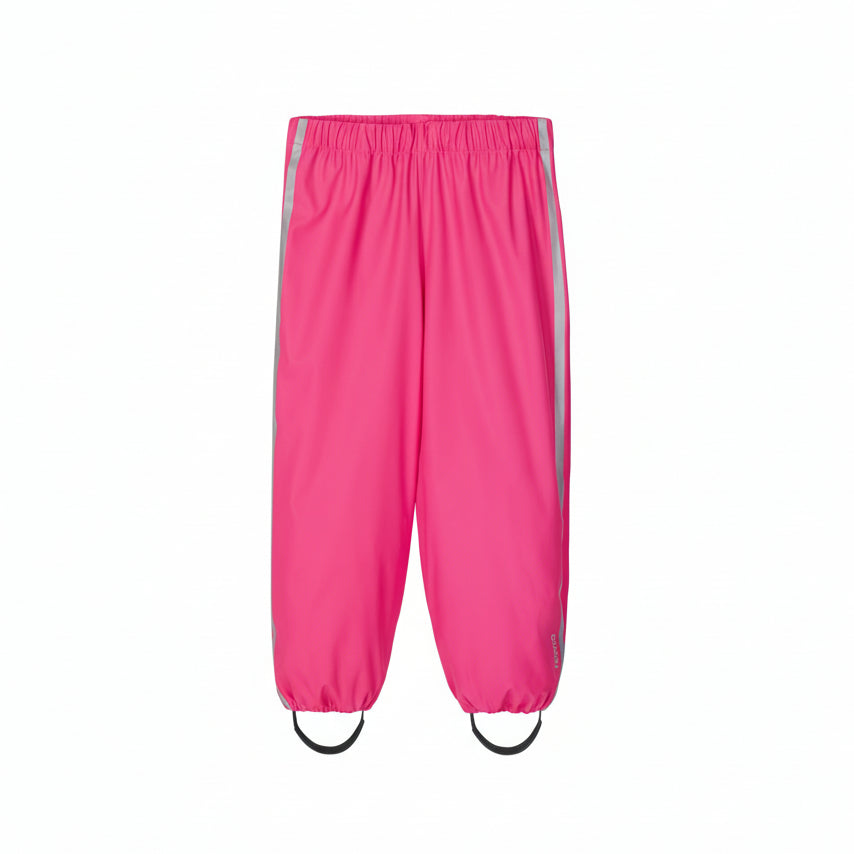 Kids Waterproof Oja Unlined Rain Pants - Pull On, PU | Reima #color_candy-pink