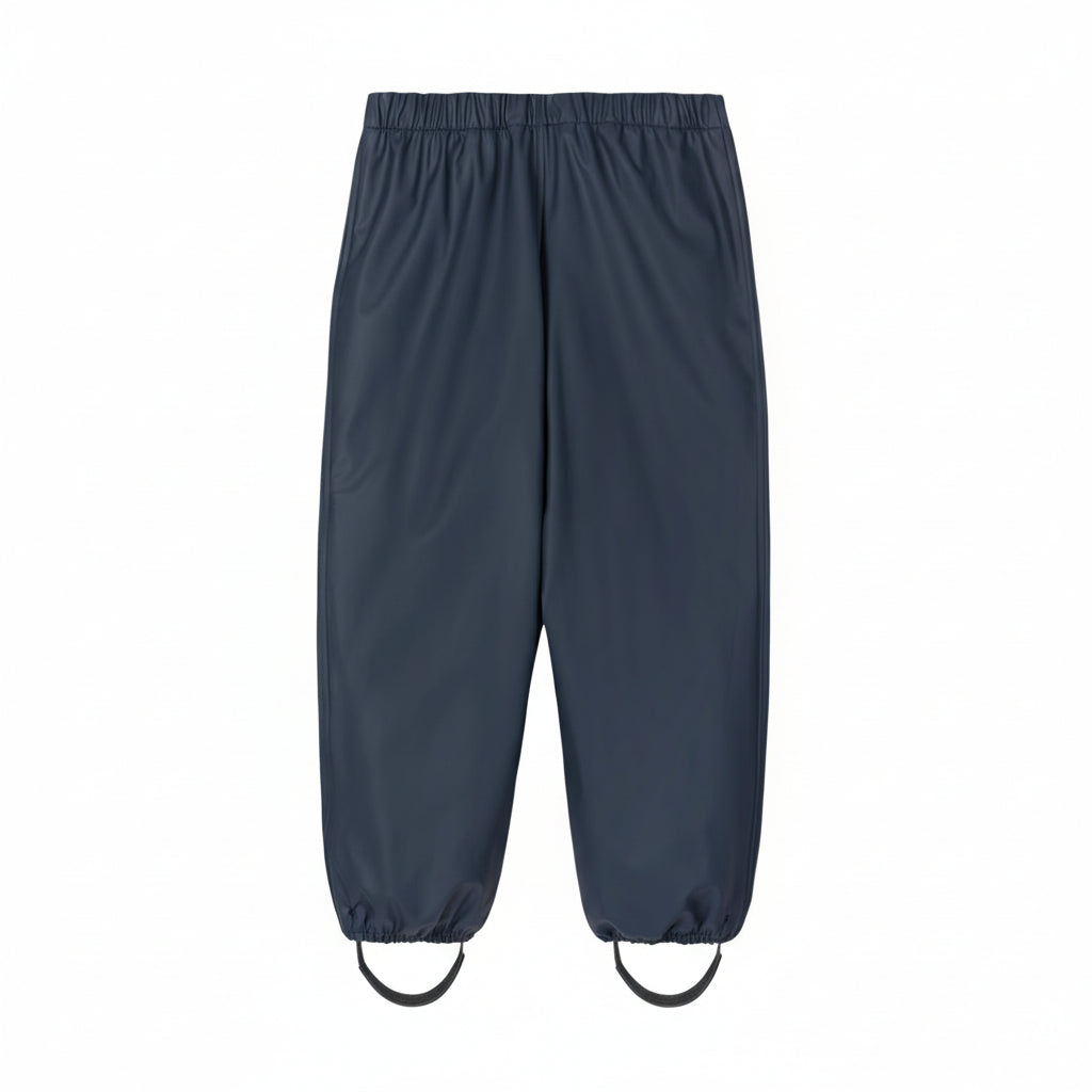 Kids Waterproof Oja Unlined Rain Pants - Pull On, PU | Reima #color_navy