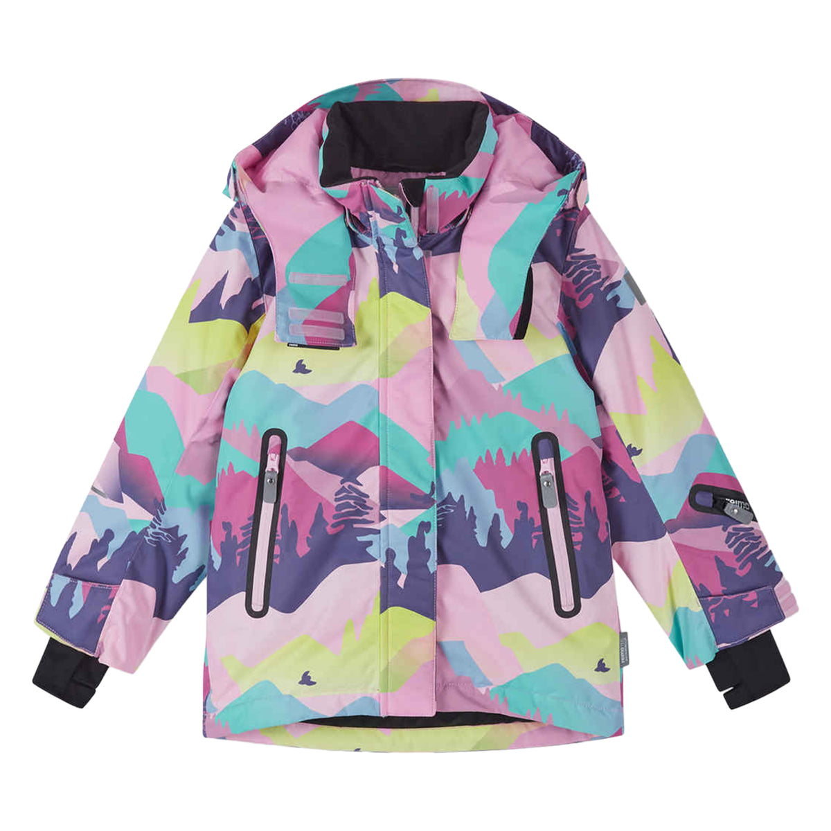Kids Waterproof Insulated Ski Jacket – Reima ReimaTec #color_grey-pink