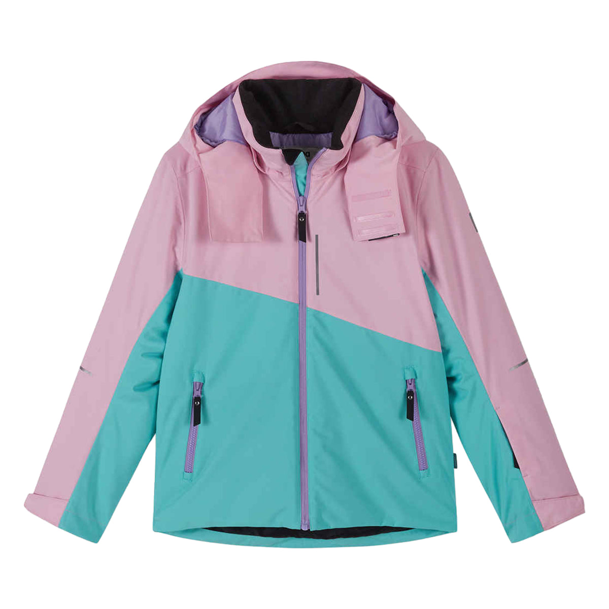 Kids Waterproof Insulated Ski Jacket – Reima Kaaranka ReimaTec #color_aquamarine