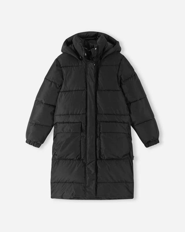 Kids and Youth Long Kumpula Puffer Winter Parka, Very Warm | Reima #color_black