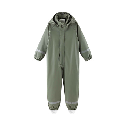 Kids Waterproof Rain All-in-One Zippered Suit Welded-Seam PU Protection | 
