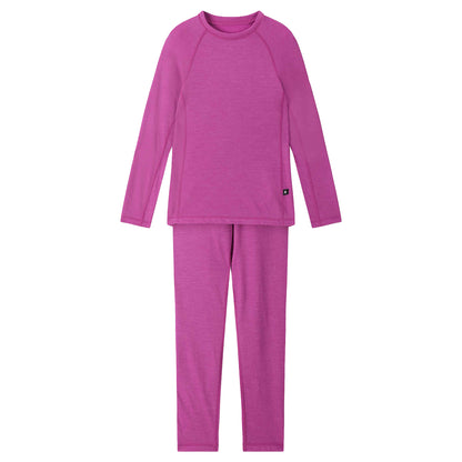 Kids Merino Wool Bamboo Taitoa Base Layer Set - High Wicking | Reima 