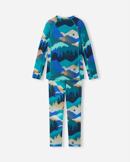 Kids Merino Wool Taitoa Base Layer Set - High Wicking | Reima 