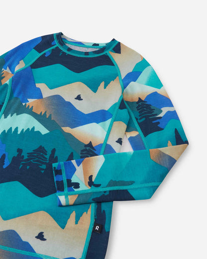 Kids Merino Wool Taitoa Base Layer Set - High Wicking | Reima 