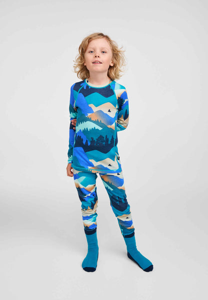 Kids Merino Wool Taitoa Base Layer Set - High Wicking | Reima 