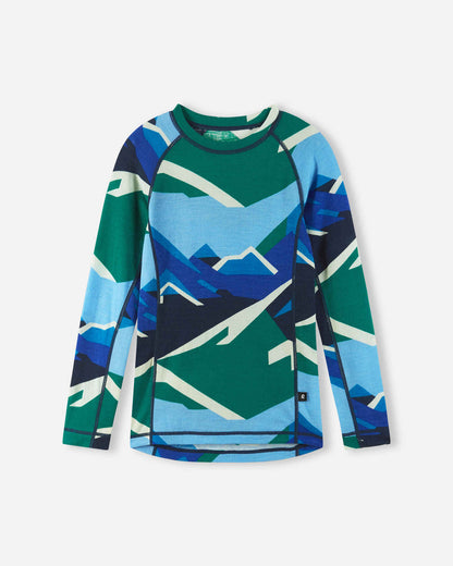 Kids Merino Wool Bamboo Taitoa Base Layer Set - High Wicking | Reima 