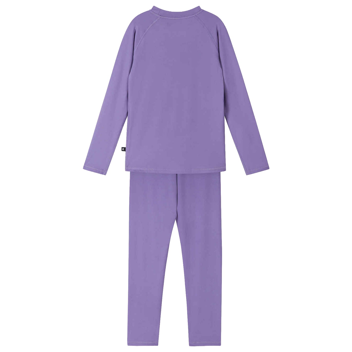 Kids Lightweight Sportti Base Layer Set - Top and Bottom | Reima #color_misty-violet