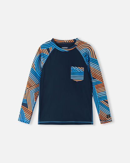 Kids SunProof Kroolaus Long Sleeve Rash Guard Shirt - UV 50+ | Reima 