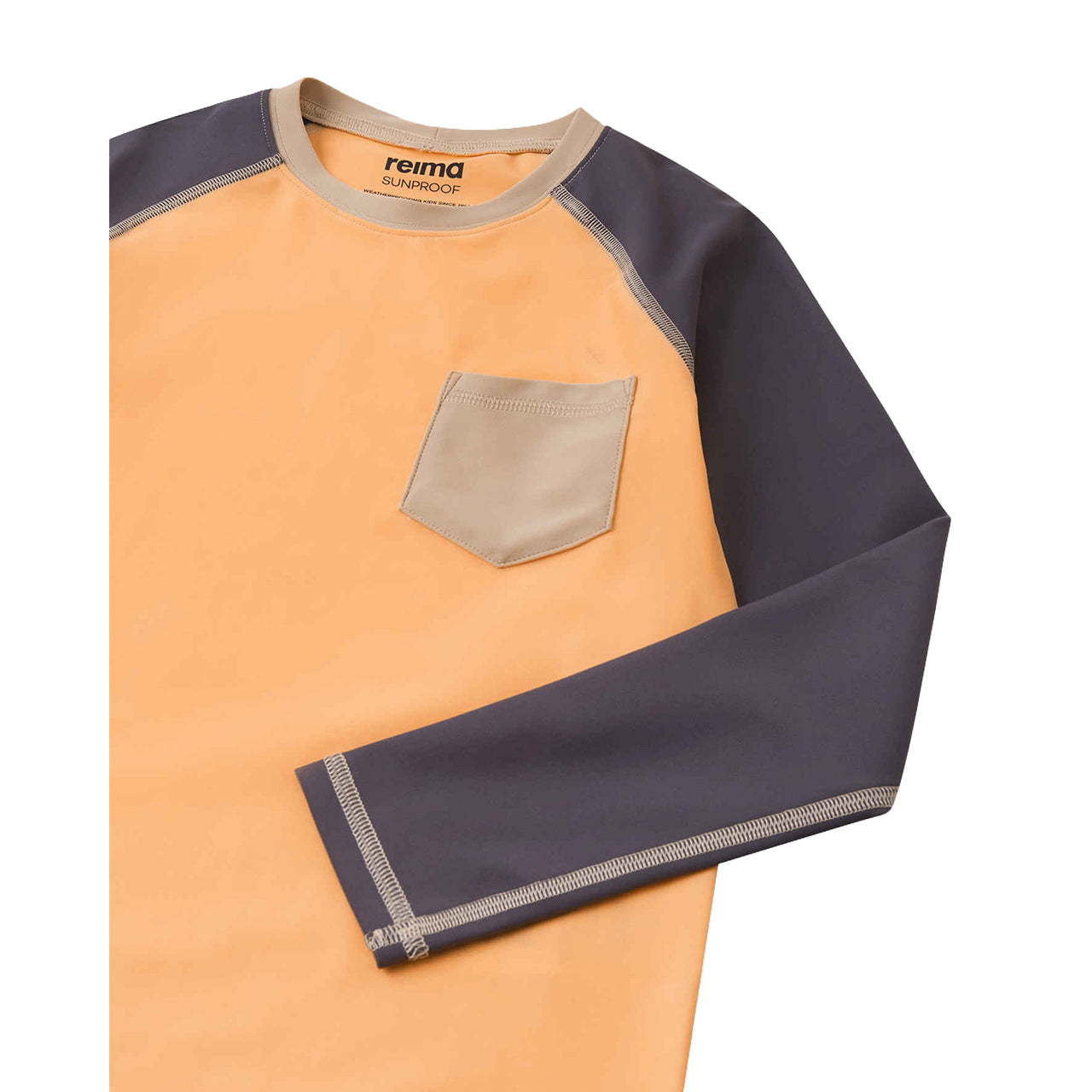 Kids Kroolaus Rash Guard – UPF 50+ Long Sleeve Sun Protection Swim Shirt | Reima | 
