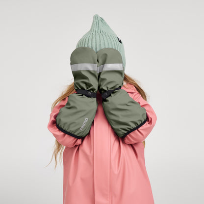 Kid Waterproof Long Cuff Rain Mitten - Unlined | Reima 