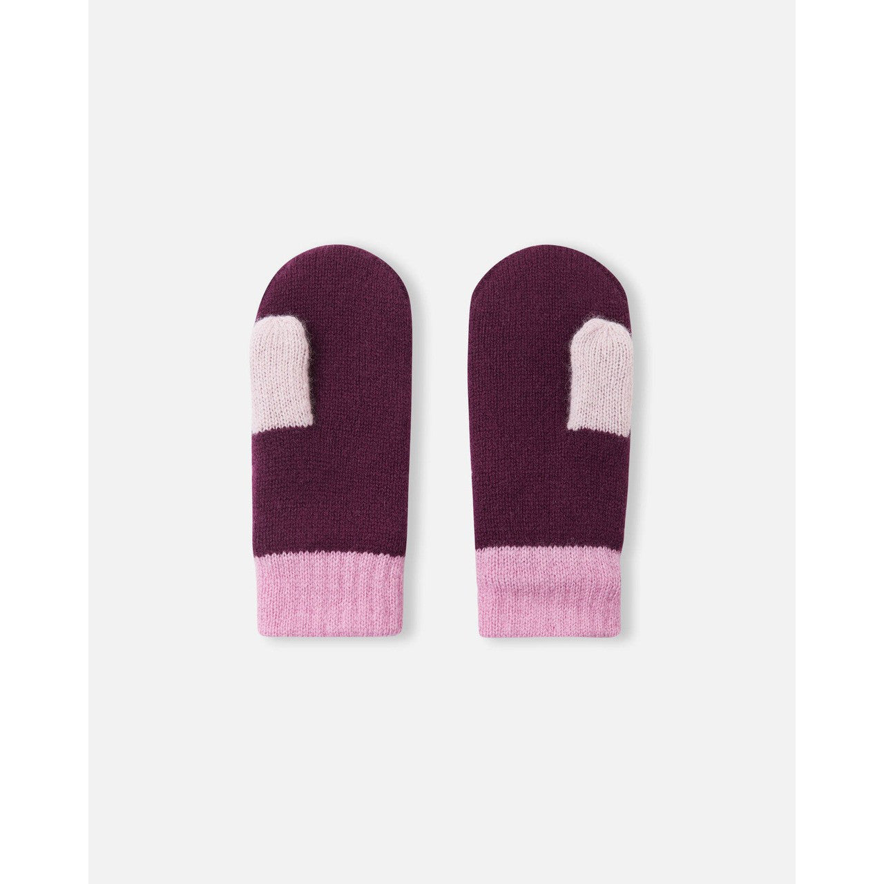 Kids Lambswool Luminen Mitten - Fleece-Lined | Reima #color_mauve-pink