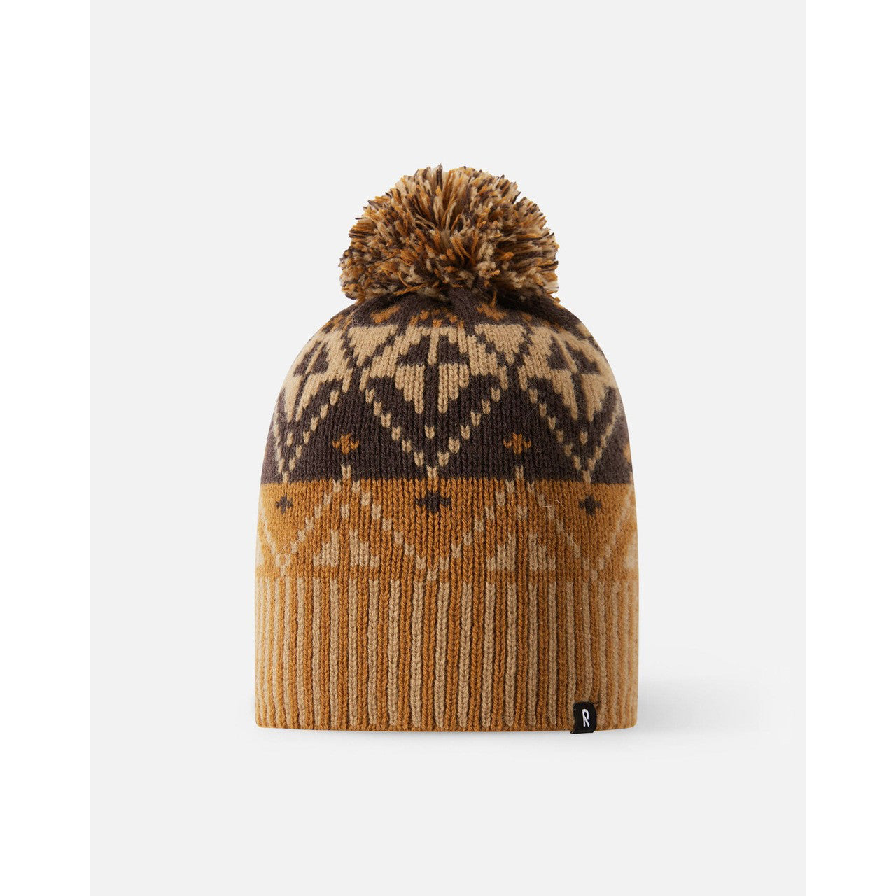 Kids Wool Pohjoinen Winter Hat - Fleece-Lined | Reima #color_cinnamon-brown