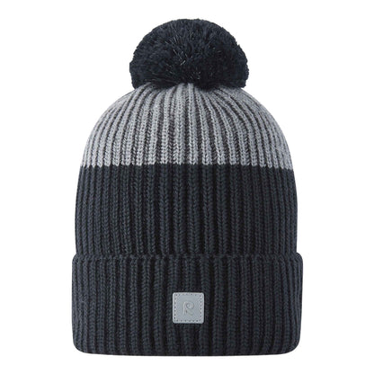 Kids Reflective Merino Wool Blend Beanie – Reima Pilke – Fleece Lined 