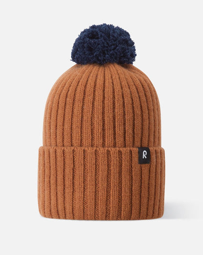 Kids Merino Wool Topsu Winter Hat - Pom Top | Reima 