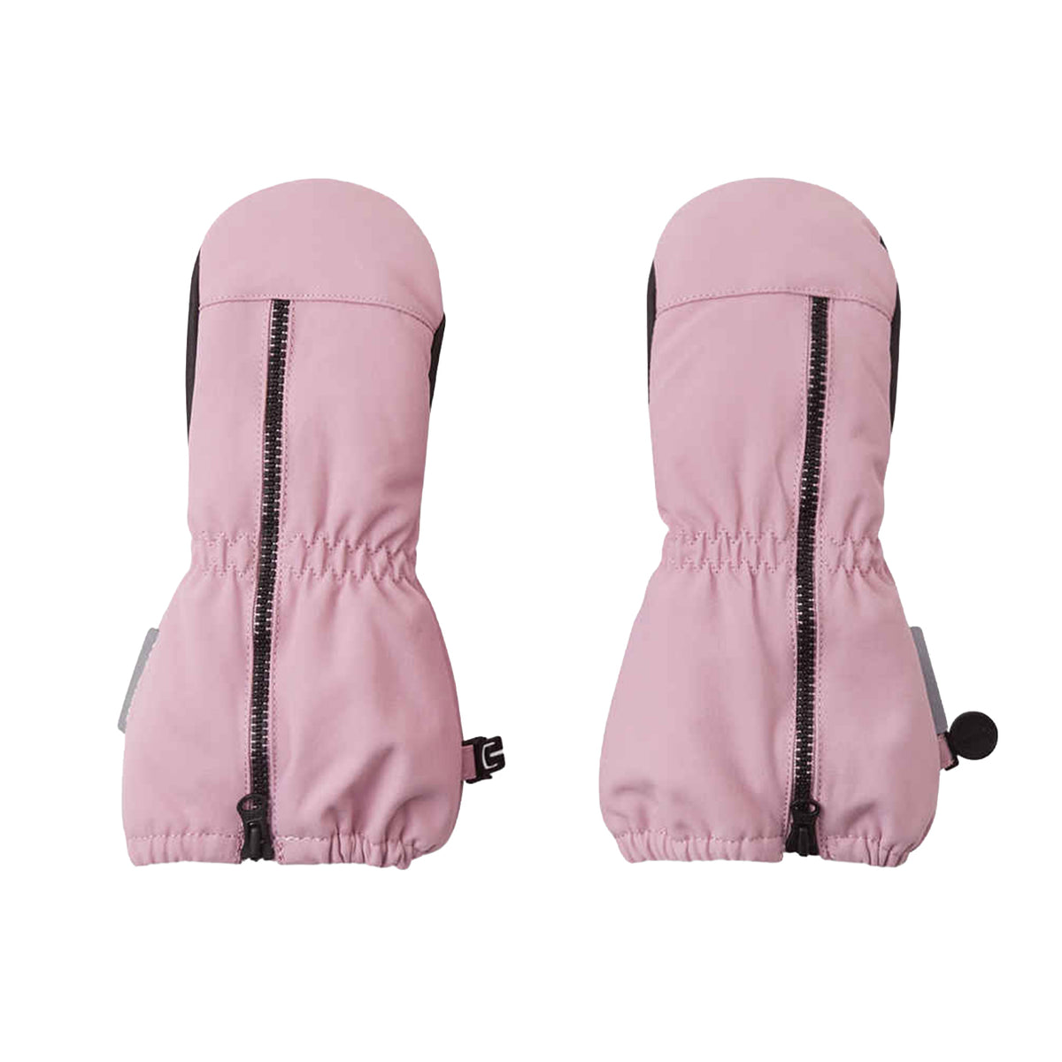Toddler Waterproof ReimaTec Zippered Mitten - Insulated, Warm | Reima #color_grey-pink