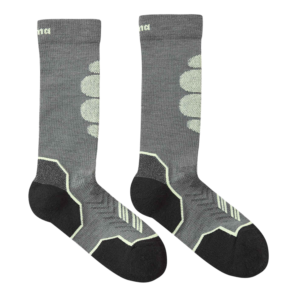 Kids Merino Wool Blend Ski Socks – Reima Atleetti – Reinforced 