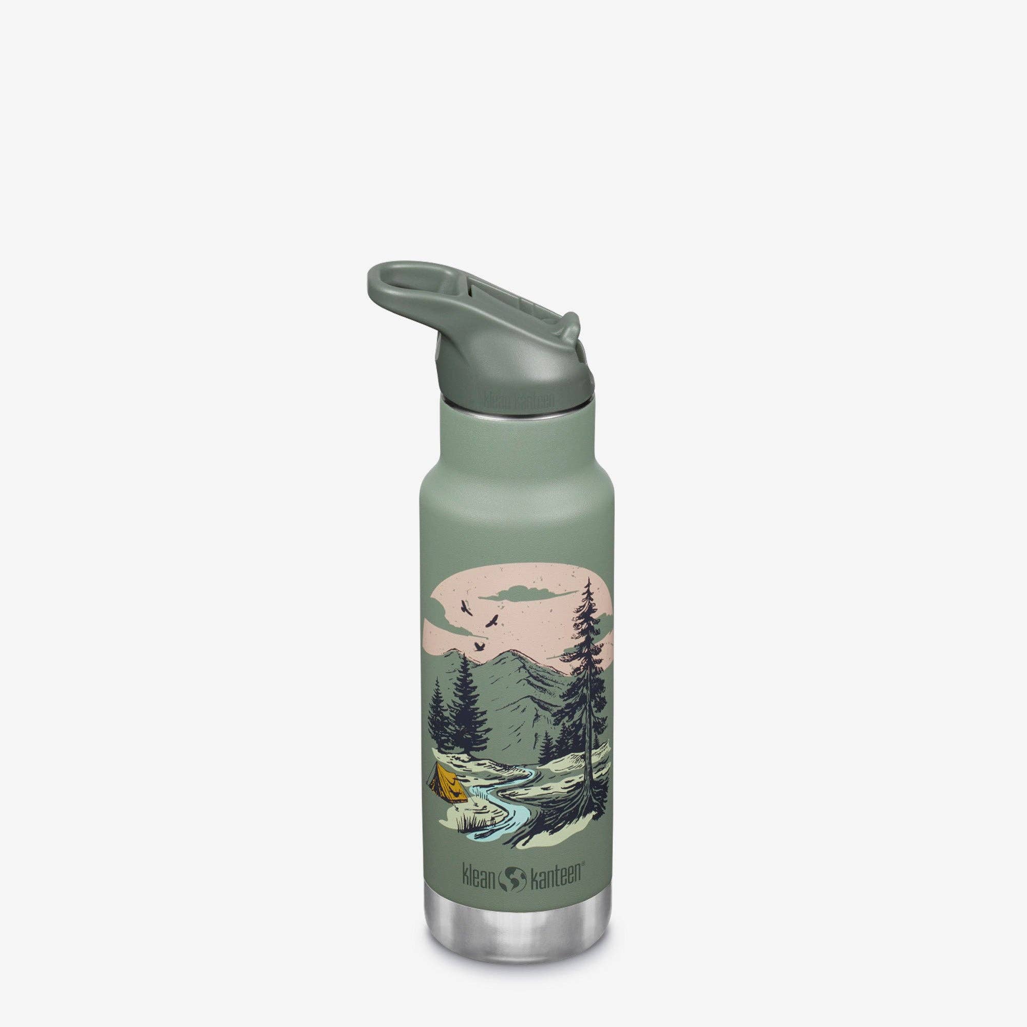 12oz Kid's Classic Insulated with Flip Seal Sport Cap - Klean Kanteen
