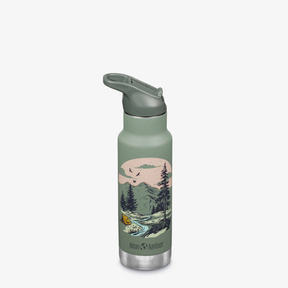 12oz Kid's Classic Insulated with Flip Seal Sport Cap - Klean Kanteen
