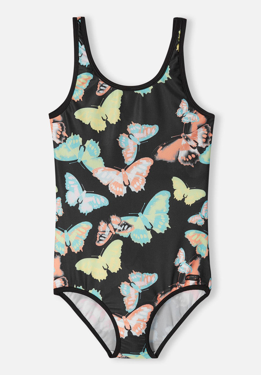 Kids SunProof Uimaan Swimsuit - UPF 50+ | Reima #color_black