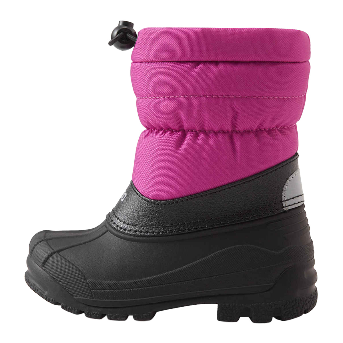 Kids Water-Resistant Winter Boots – Reima Nefar – Waterproof Rubber Galosh #color_fuchsia