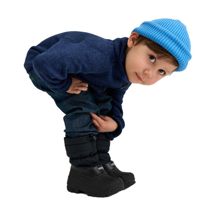 Kids Water-Resistant Winter Boots – Reima Nefar – Waterproof Rubber Galosh 