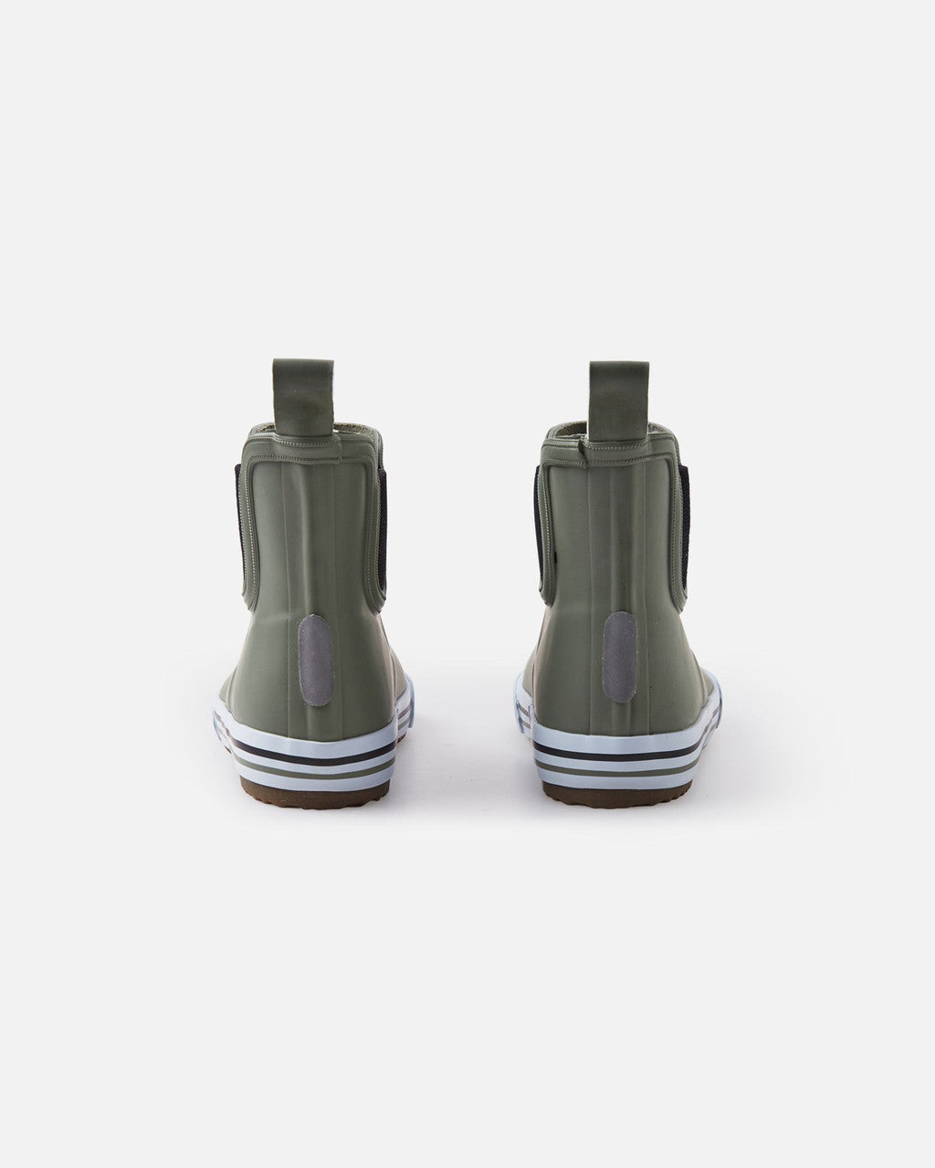 Kids Waterproof Ankles Rain Boots - Easy Slip On | Reima #color_greyish-green
