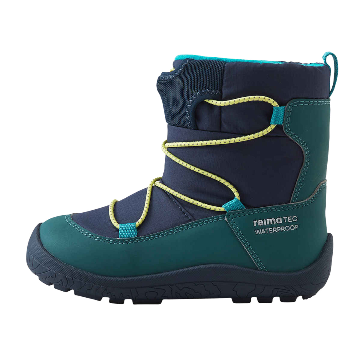 Kids Waterproof Barefoot Winter Boots – Reima Ensilumi ReimaTec – Very Warm #color_navy