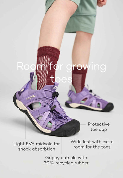 Kids Hiking Sandals – Lightweight Protective Closed-Toe Sandals Talsi | Reima | 