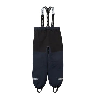Kids Waterproof Eco Suspender Shell Pants - Navy | Polarn O. Pyret | 