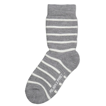 Kids Wool Terry Striped Socks | Polarn O. Pyret | 