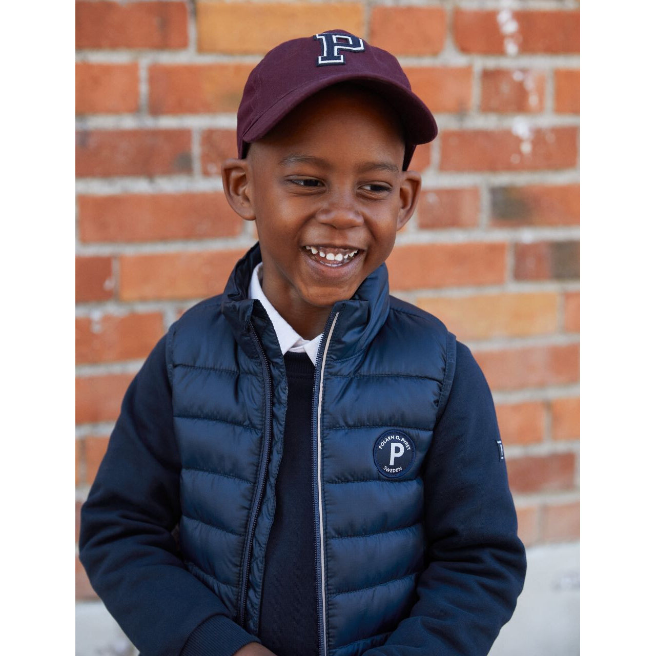 Kids Lightweight Eco Puffer Vest | Polarn O. Pyret | 