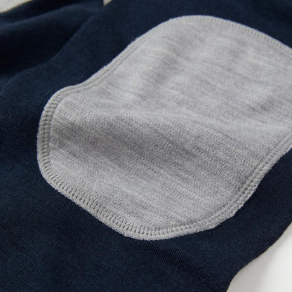 Kids Knee Patch Merino Wool Leggings | Polarn O. Pyret | 
