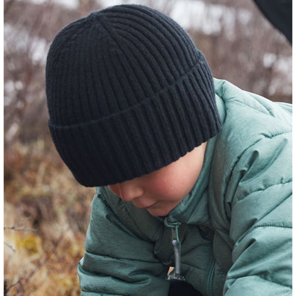 Kids Double Knit Wool Beanie | Polarn O. Pyret | 