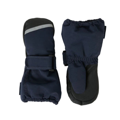 Kids Insulated Pile Fleece Lined Cuff Mittens | Polarn O. Pyret | 