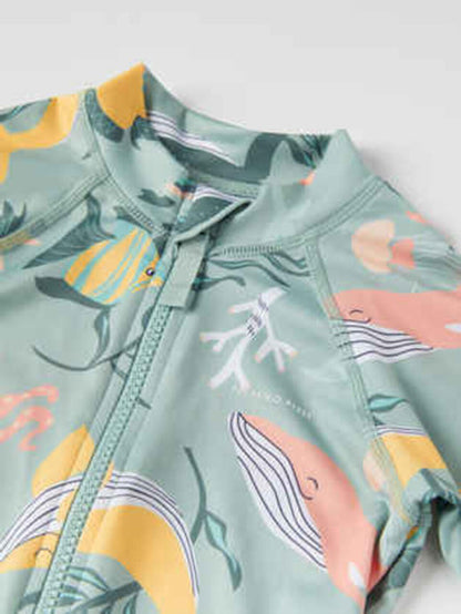 Kids UV Eco Big Sea Rash Guard - UV 50+ | Polarn O. Pyret 