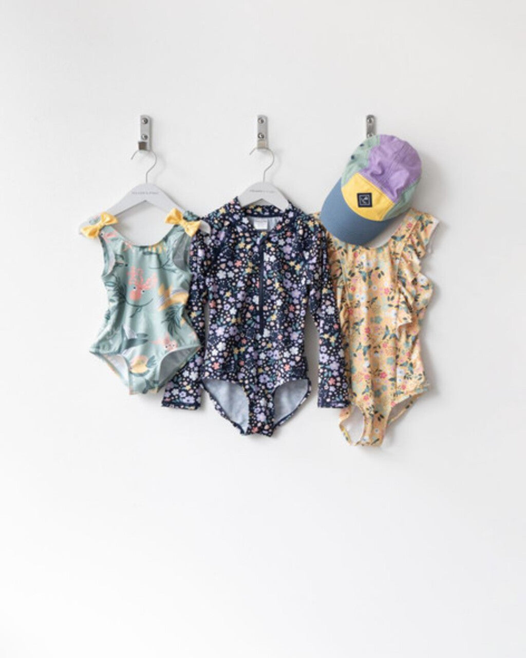 Kids Eco Ditsy Floral Eco Rash Guard Suit | Polarn O. Pyret 