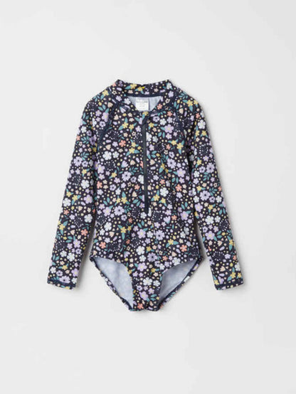 Kids Eco Ditsy Floral Eco Rash Guard Suit | Polarn O. Pyret 