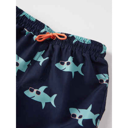 Kids Swim Shorts - Big Sea Print | Polarn O. Pyret | 