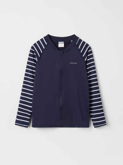 Kids UV Eco Zip Top Rash Guard | Polarn O. Pyret 