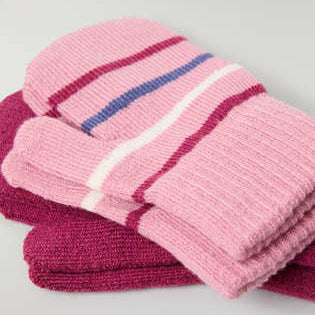 Kids 2-Pack Stretch Knit Mittens – Polarn O. Pyret Magic Mittens – Toddler_