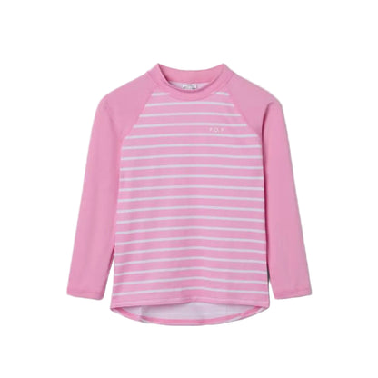 Kids UV Rash Guard Top - Seasonal Stripe | Polarn O. Pyret | 